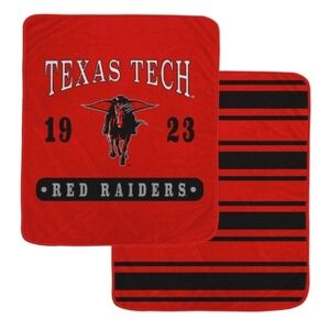 NCAA Texas Tech Red Raiders Super Soft Plush Throw 60" X 70" New